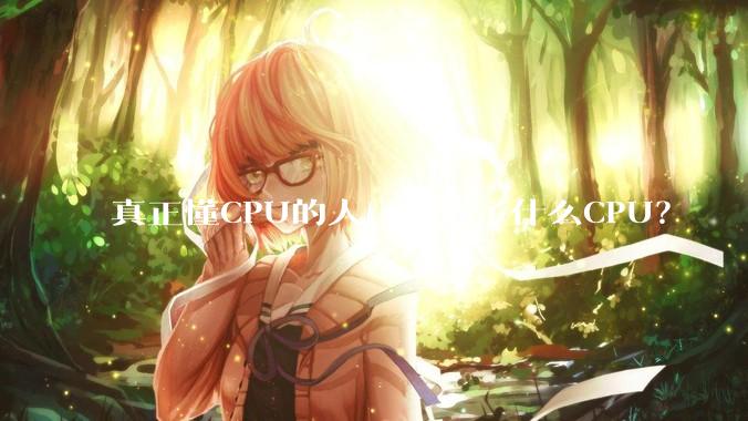 真正懂CPU的人，都选了什么CPU？